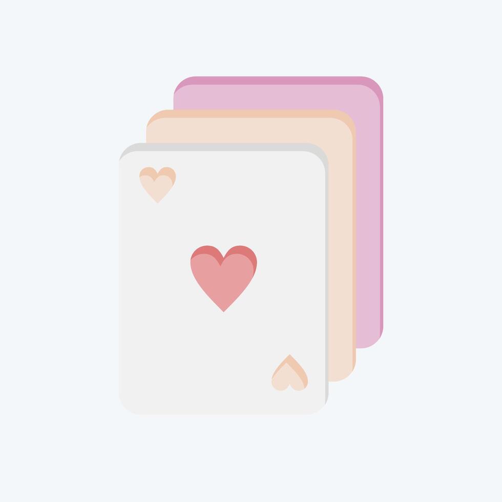 Icon Deck. related to Magic symbol. flat style. simple design editable. simple illustration vector