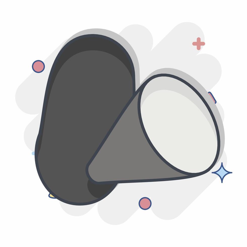 Icon Potato. related to Vegan symbol. comic style. simple design editable. simple illustration vector