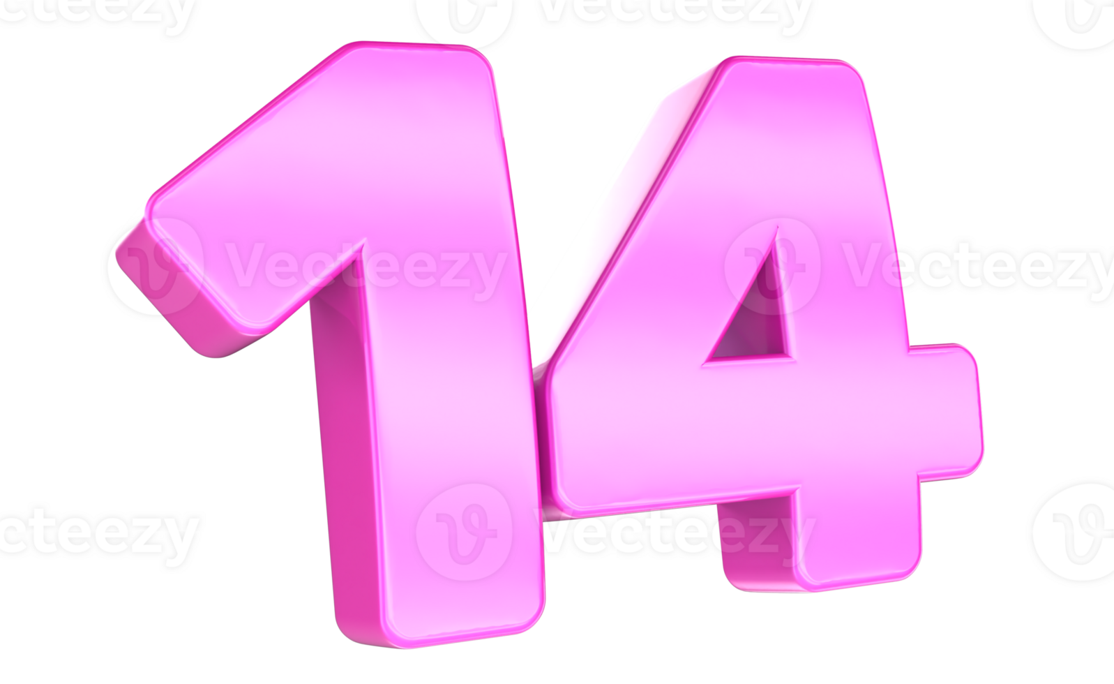 Red Heart Banner 3D Render png