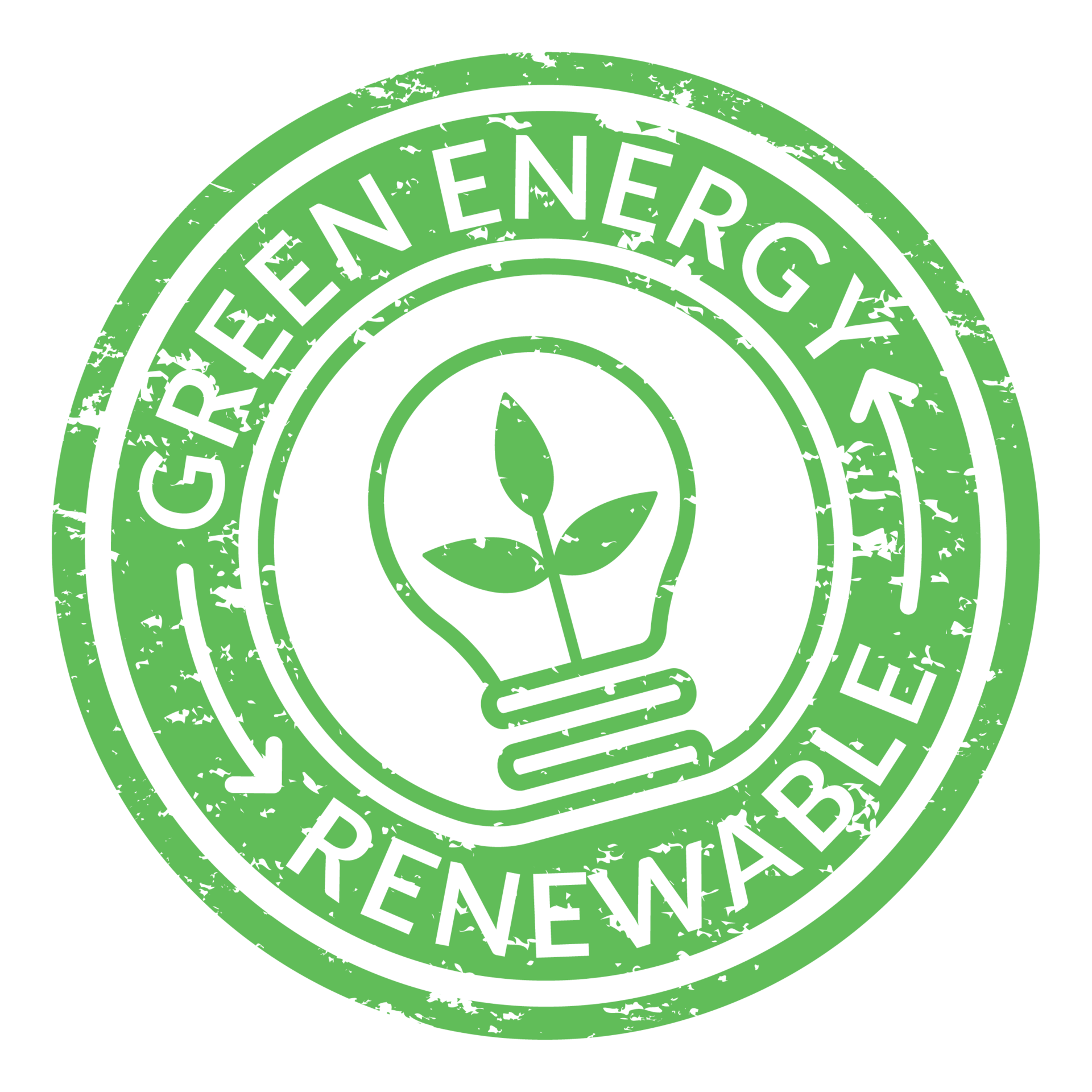 green energy stamp 37384570 PNG