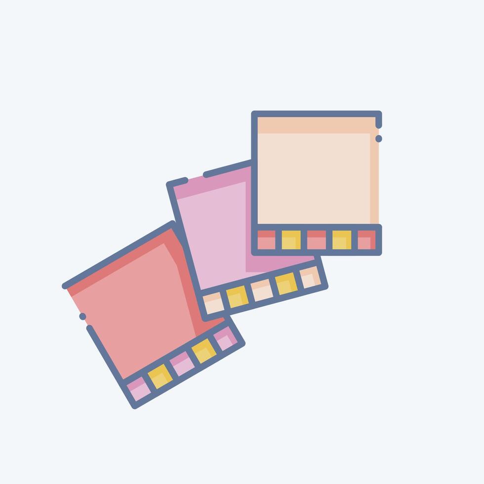 Icon Cardboard. related to Shoemaker symbol. doodle style. simple design editable. simple illustration vector