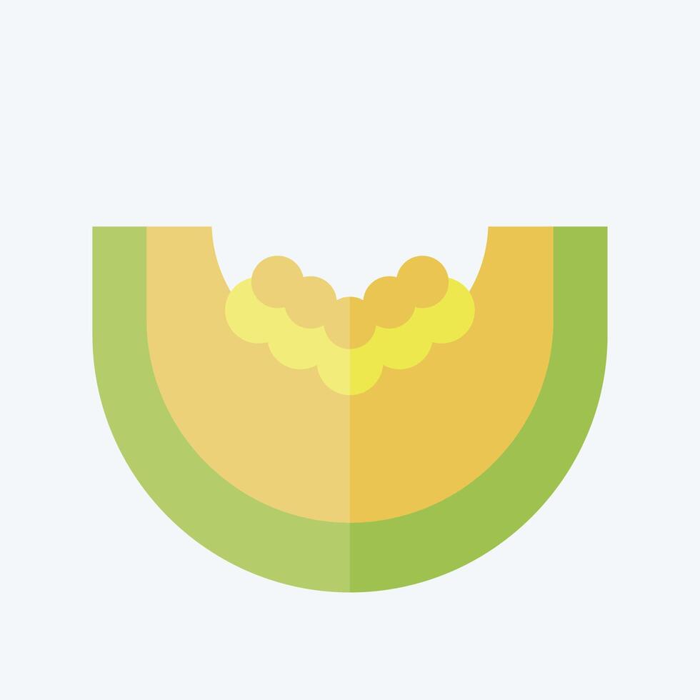 Icon Pumpkin. related to Vegan symbol. flat style. simple design editable. simple illustration vector