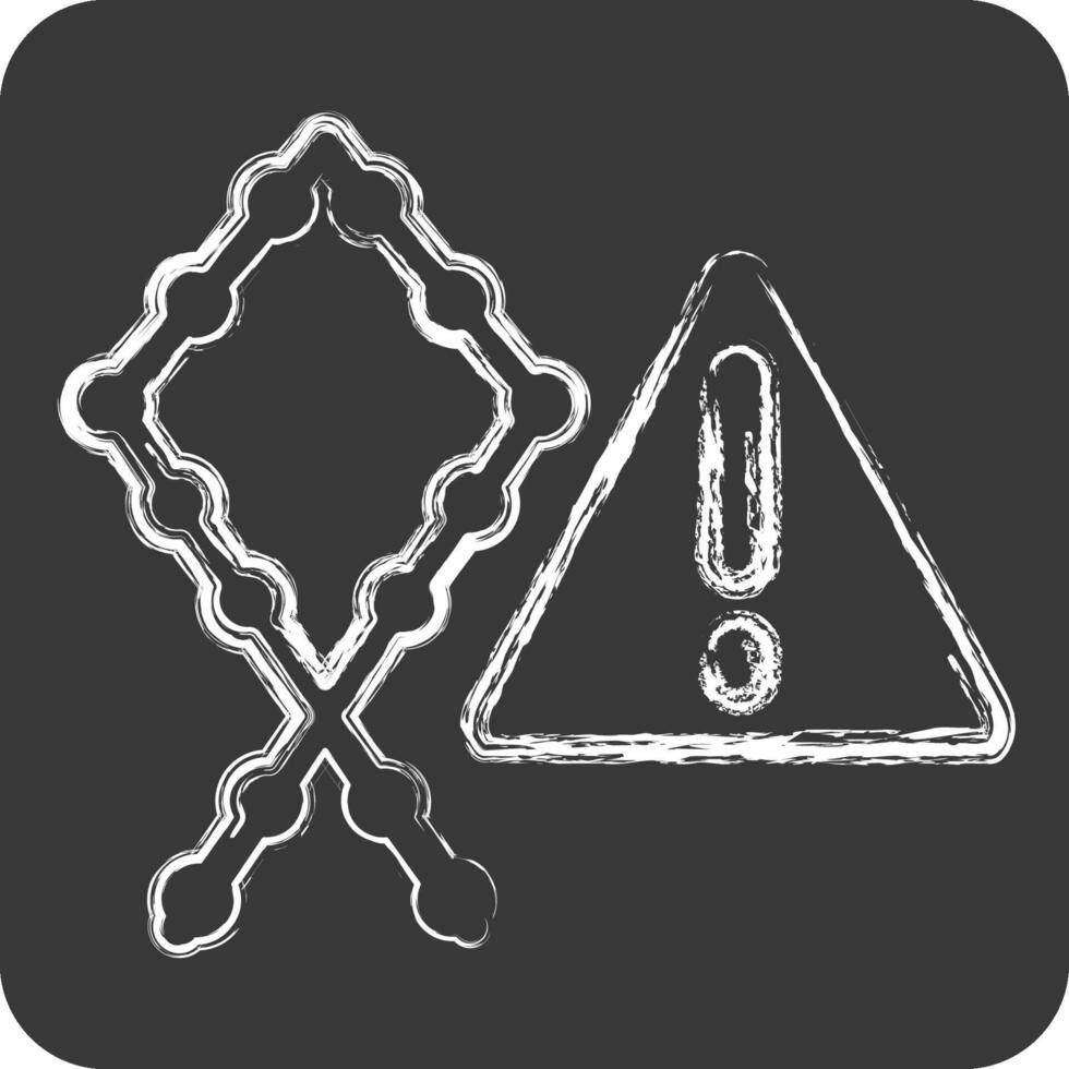 Icon Cysts. related to Hepatologist symbol. chalk Style. simple design editable. simple illustration vector