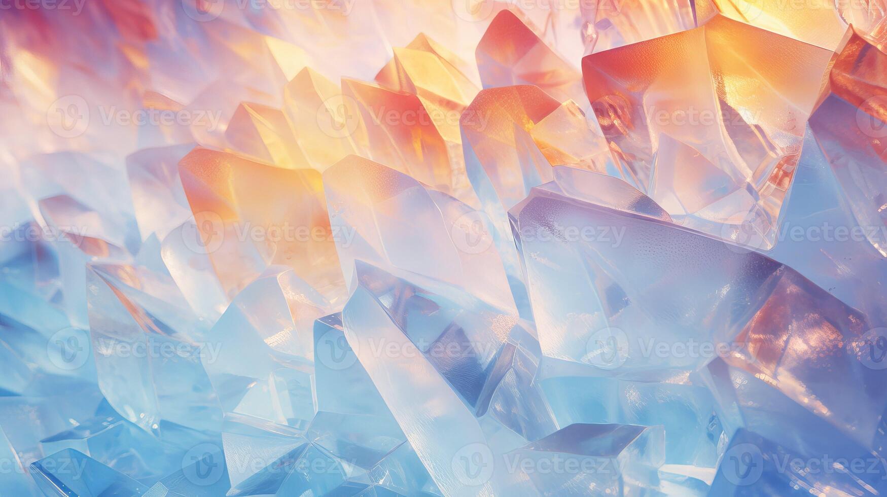 AI generated Gems crystals twinkle with mesmerizing colorful glow creating stunning and abstract backdrop photo
