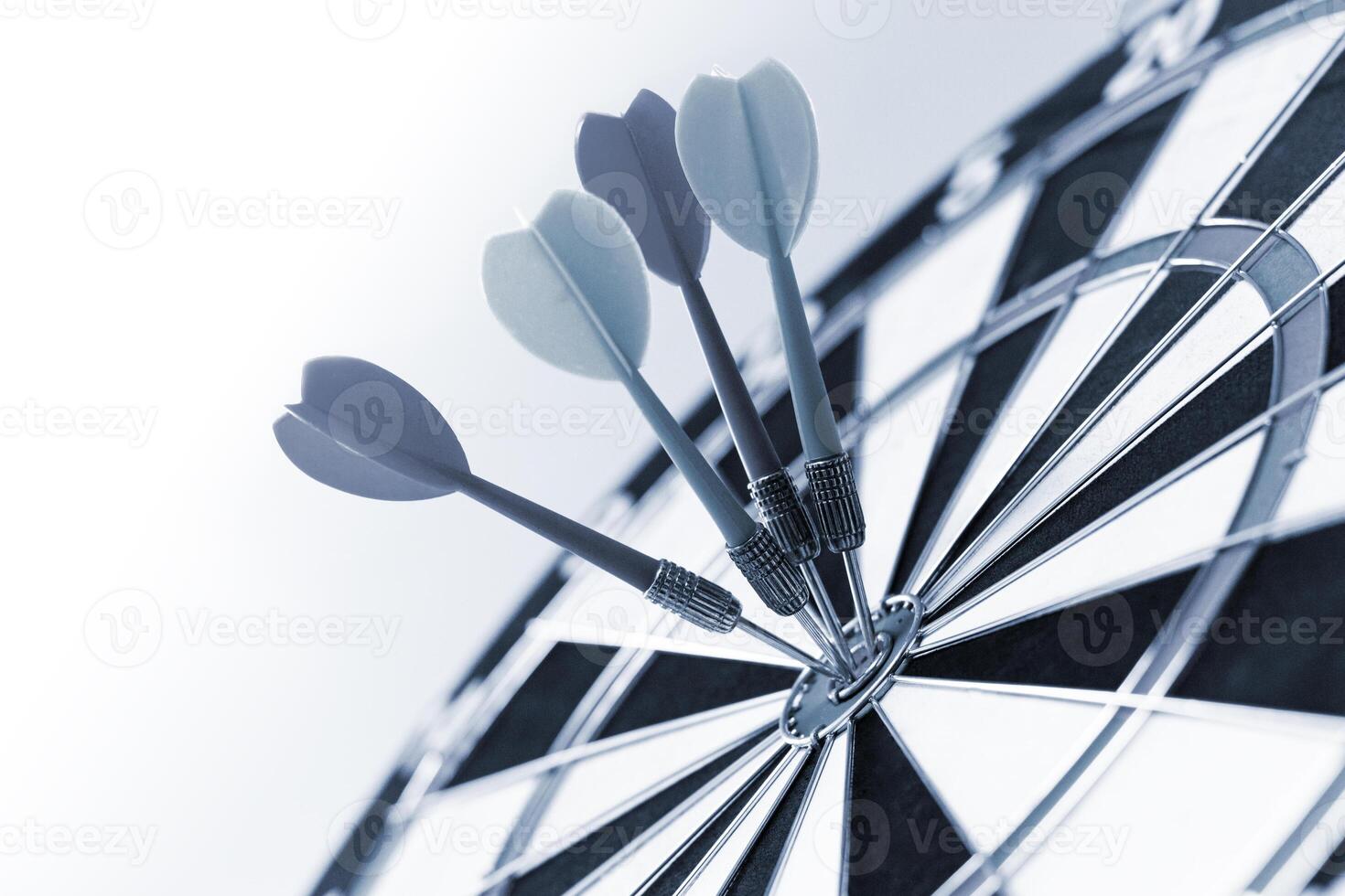 dart board with arrow on white background. photo