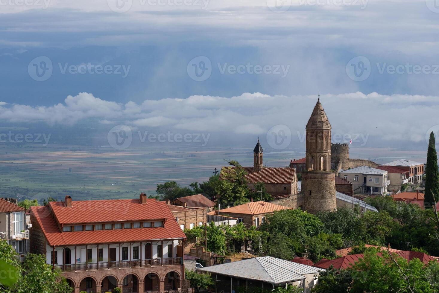 ver de mtskheta ciudad, antiguo capital ciudad de Georgia foto