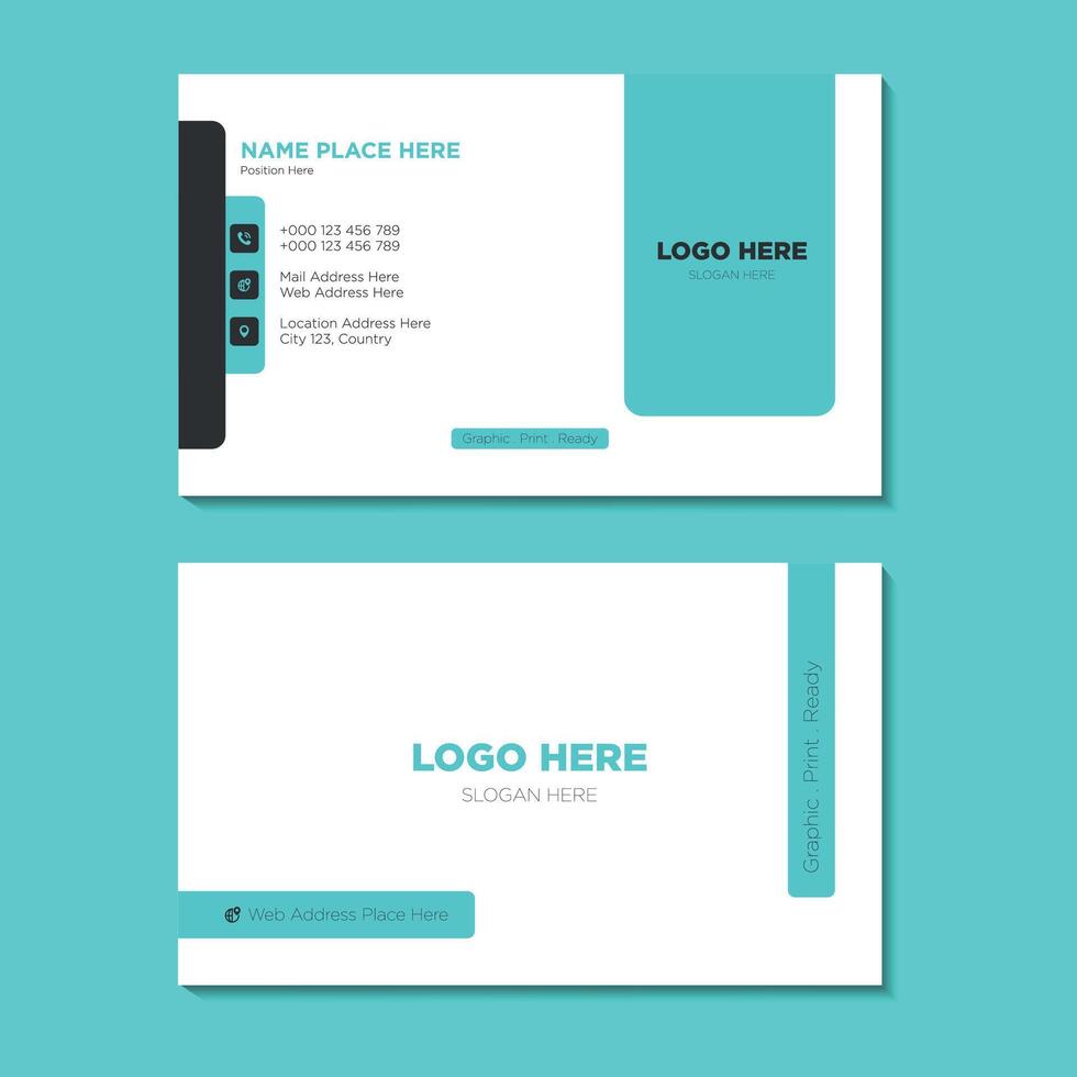 Business Card Design vector