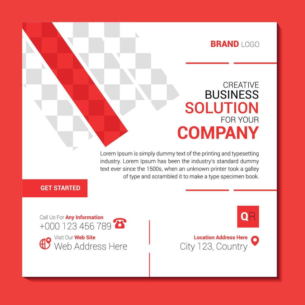 Social Media Post Design vector