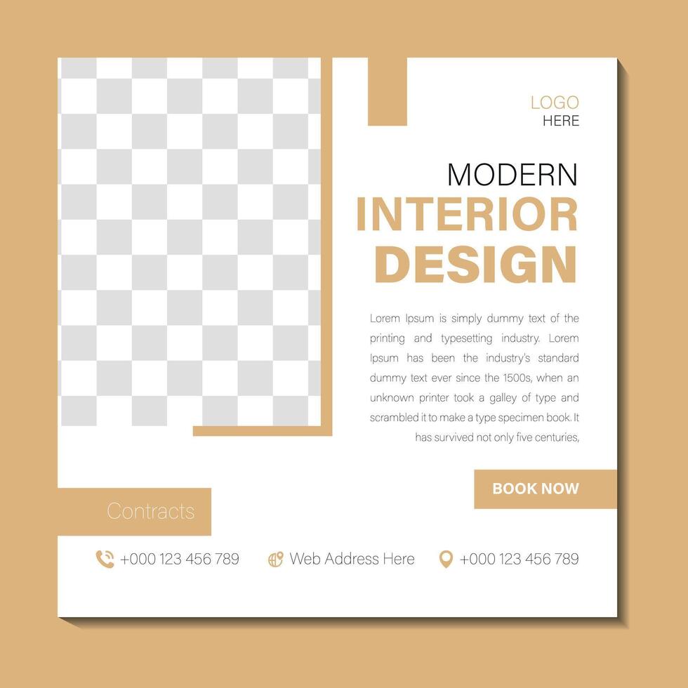 Social Media Post Design vector