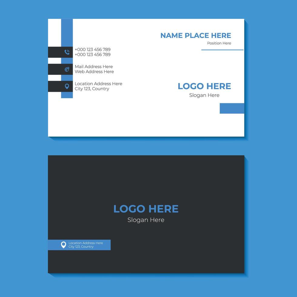 Business Card Design vector