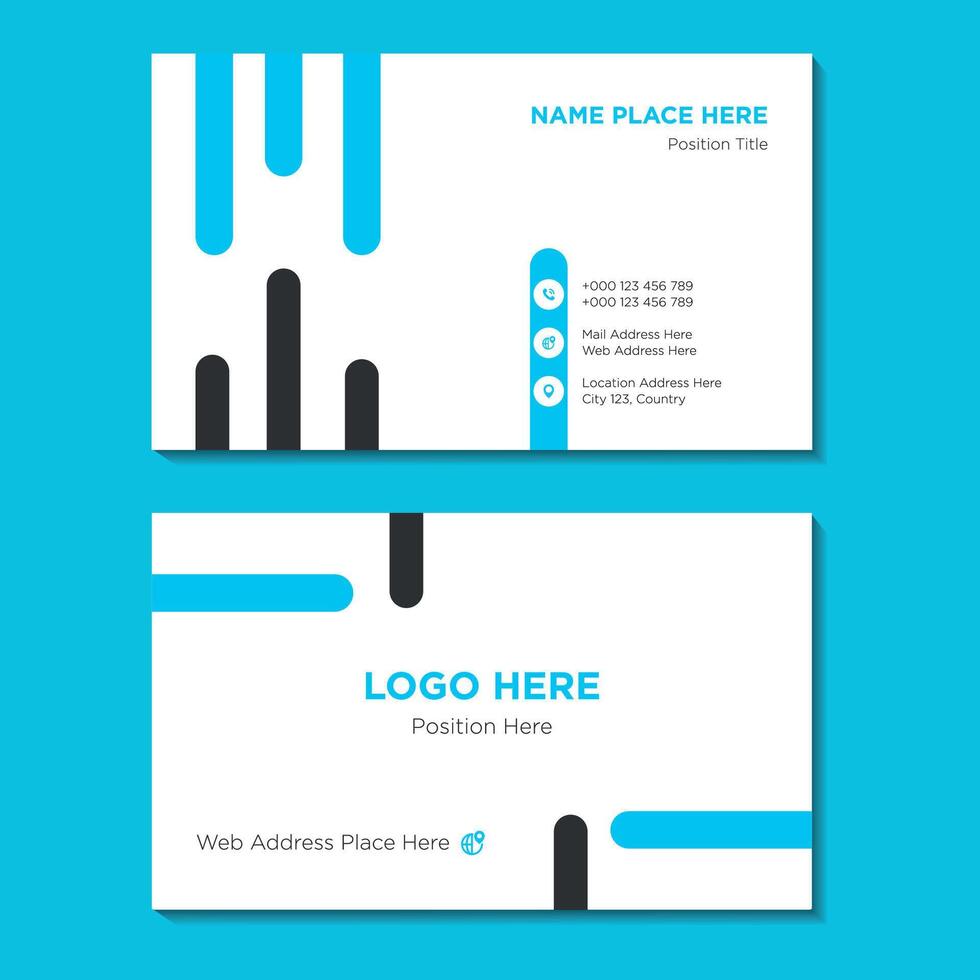 Business Card Design vector