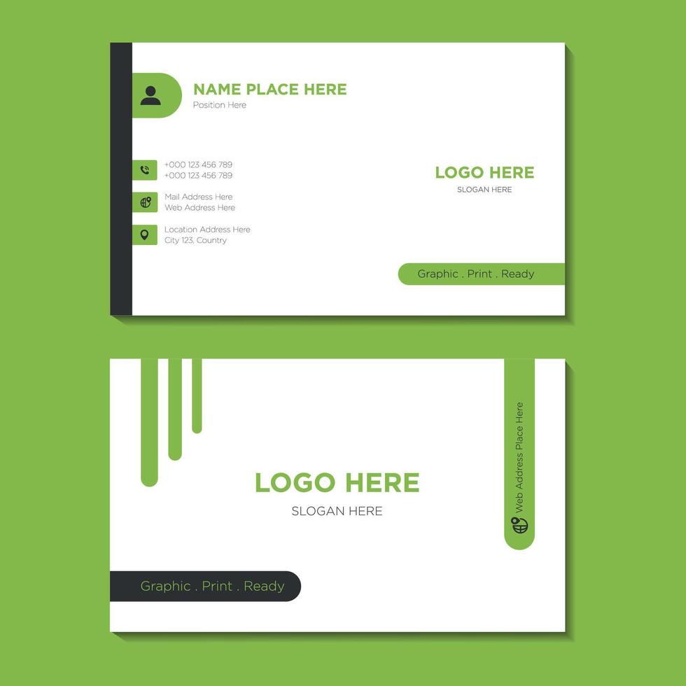 Business Card Design vector