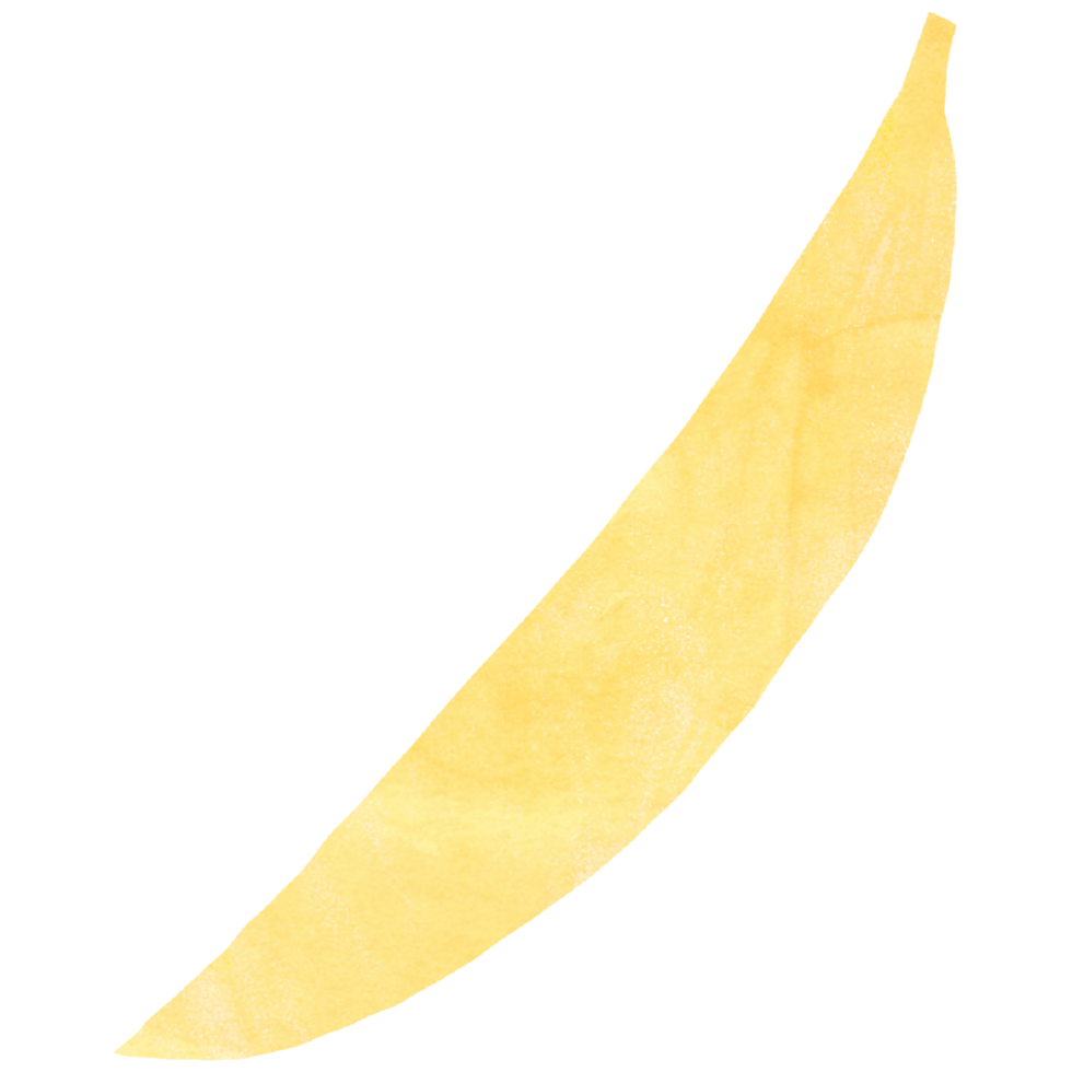 AI generated a banana on a transparent background png