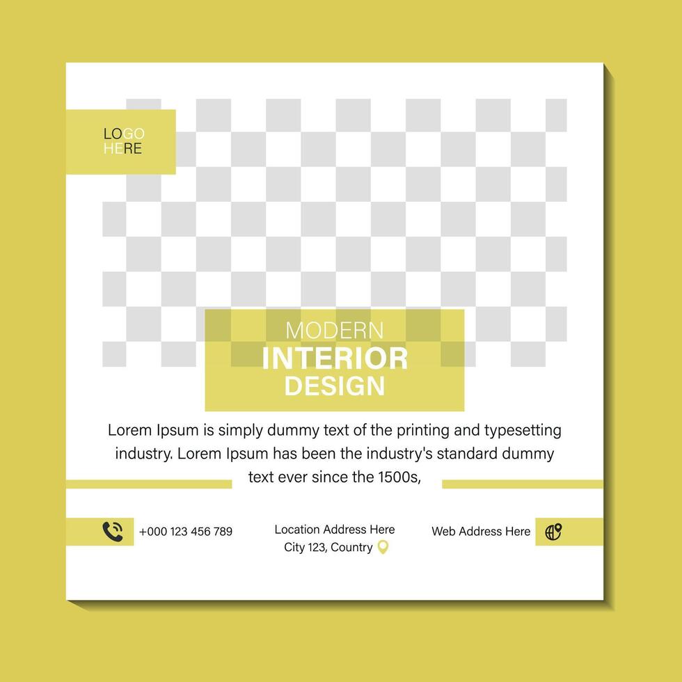 Social Media Post Design vector