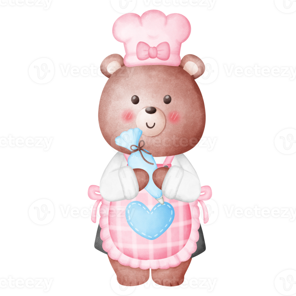 Little Chef Teddy Bear png