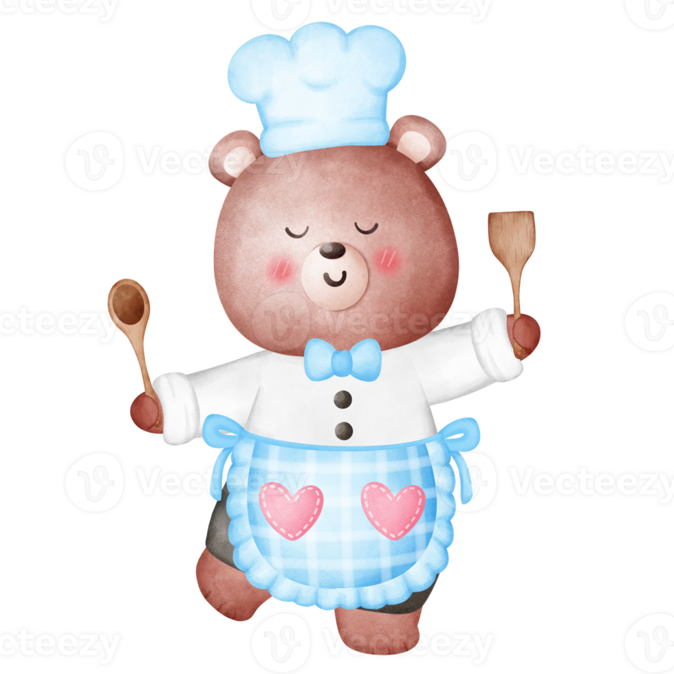 Little Chef Teddy Bear png