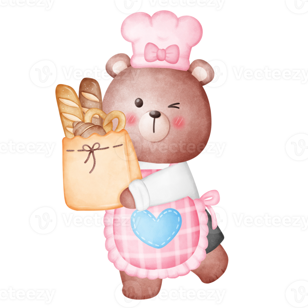 Little Chef Teddy Bear png