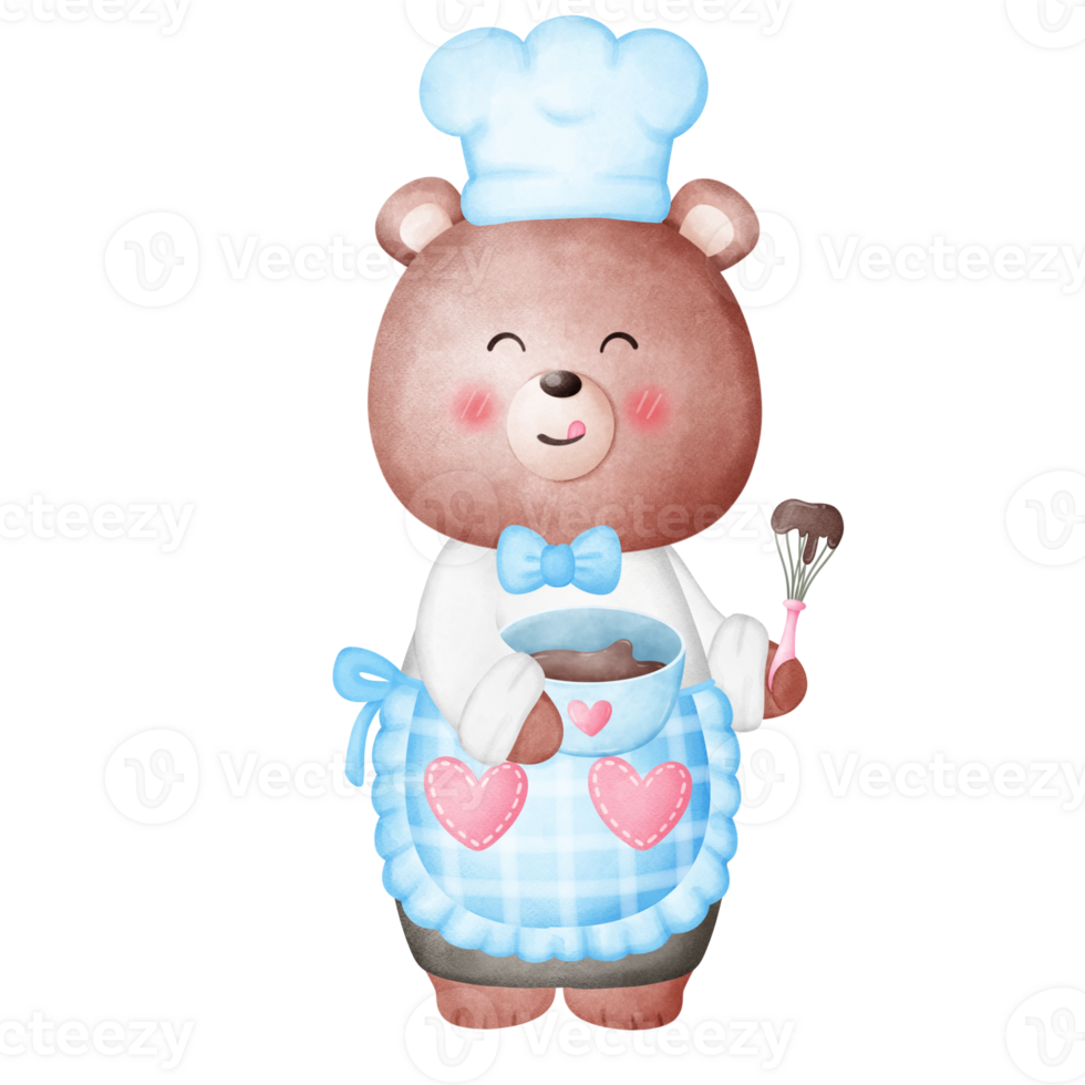 Little Chef Teddy Bear png