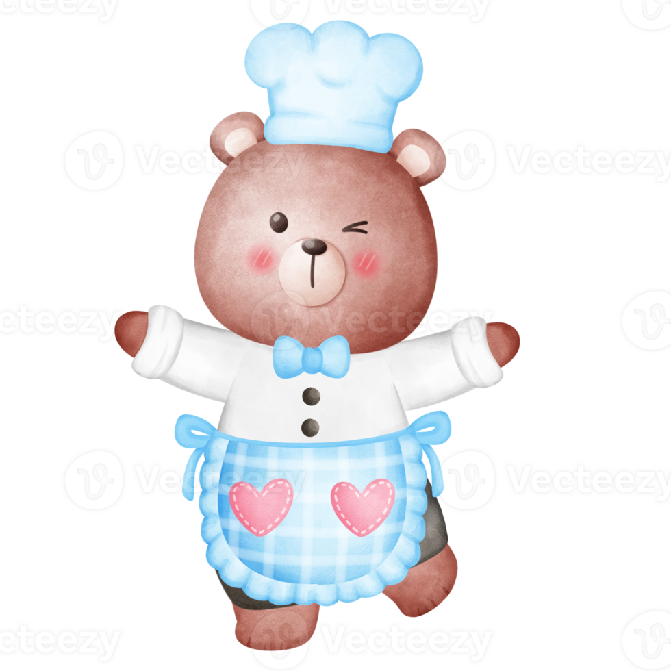Little Chef Teddy Bear png