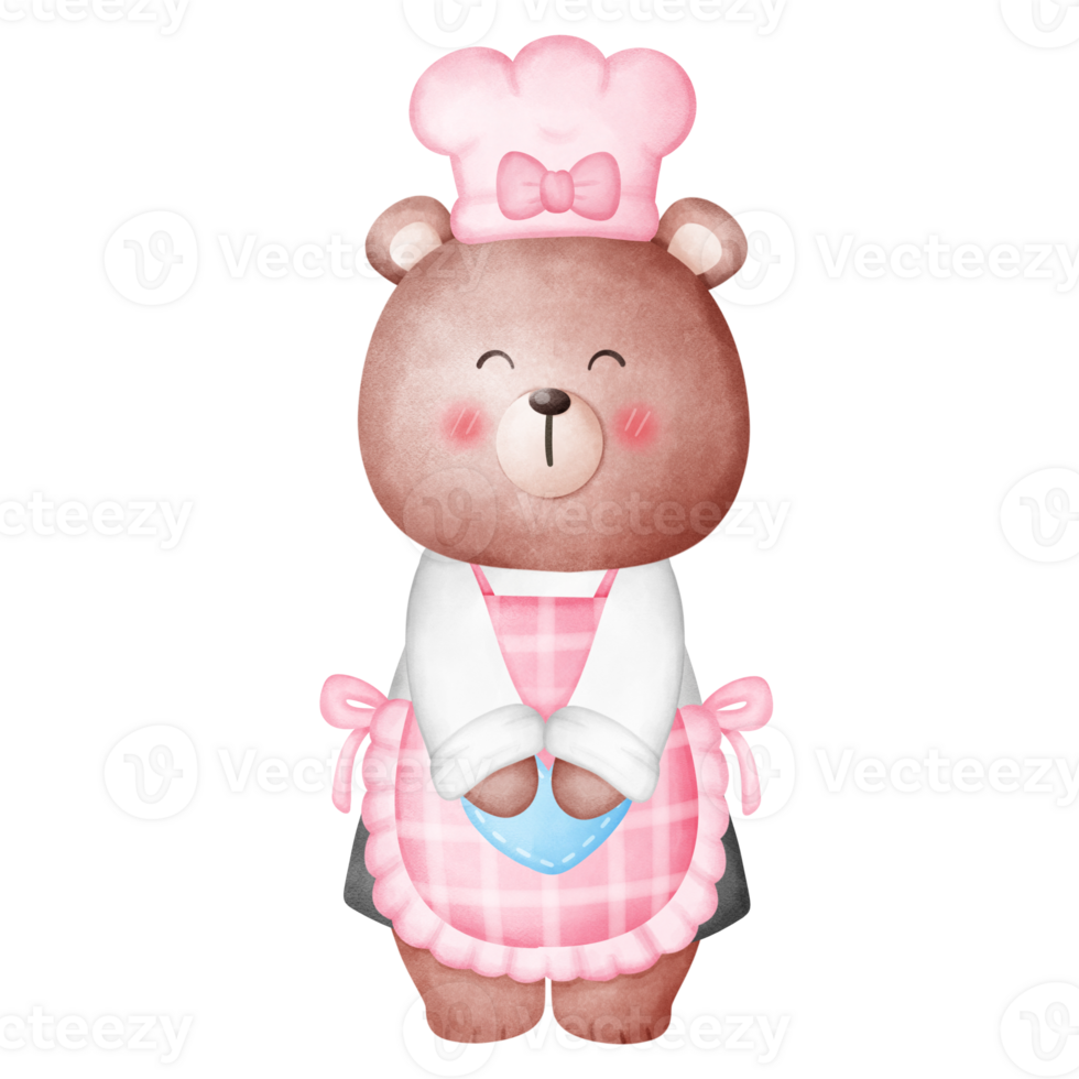 Little Chef Teddy Bear png