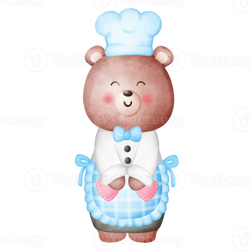 Little Chef Teddy Bear png