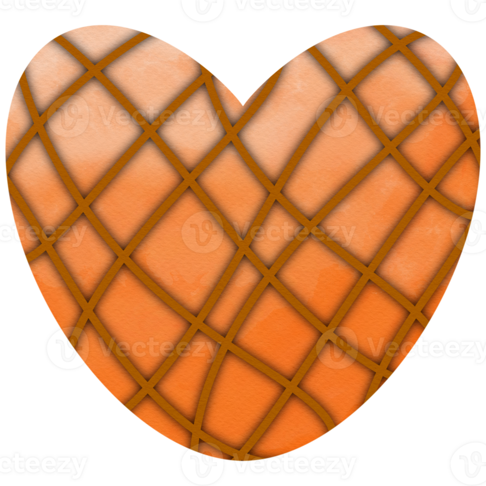Oranges heart so cute png