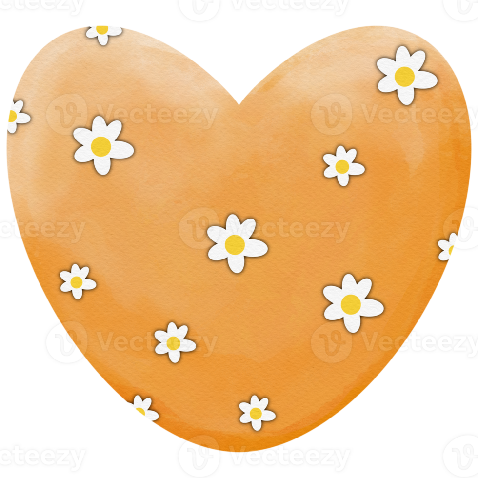 Oranges heart so cute png