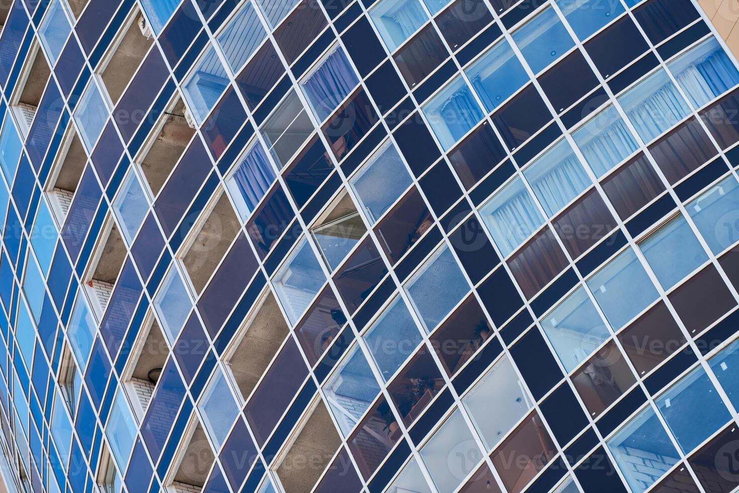 Multistorey building facade photo