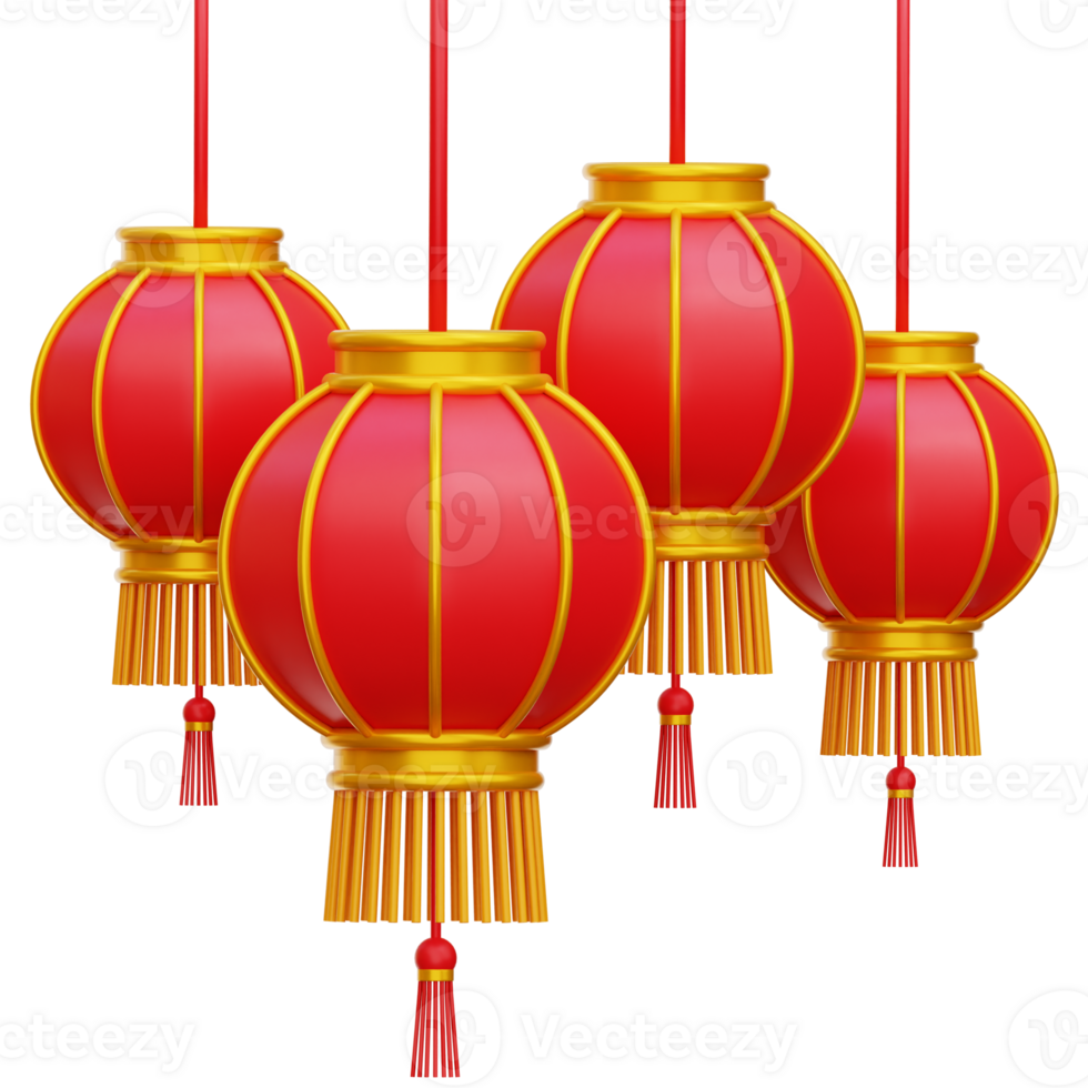 Chinese Lantern 3d Illustration png