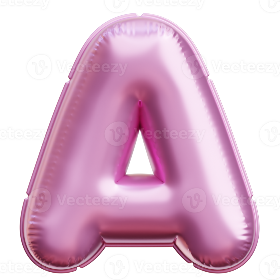 Alphabet A 3d Icon Illustration png