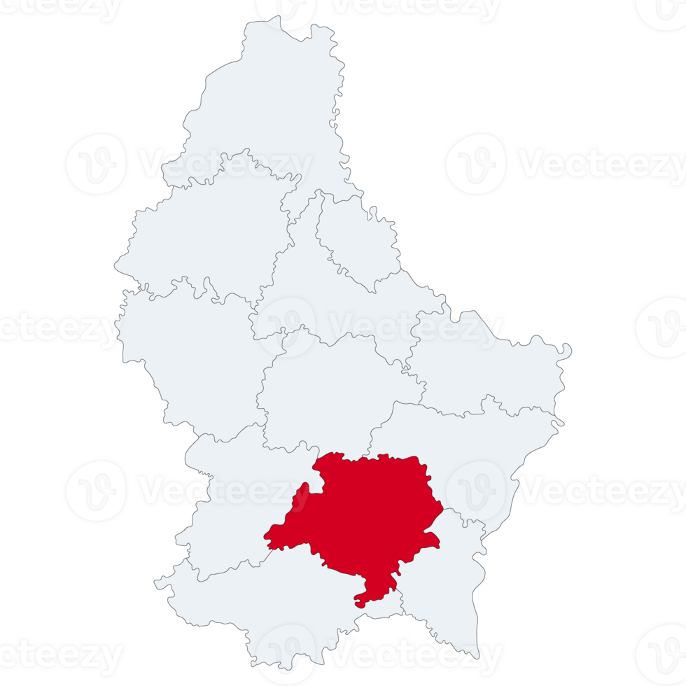 Luxembourg carte avec Luxembourg Capitale ville png