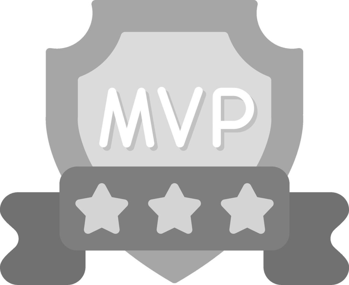 icono de vector de mvp