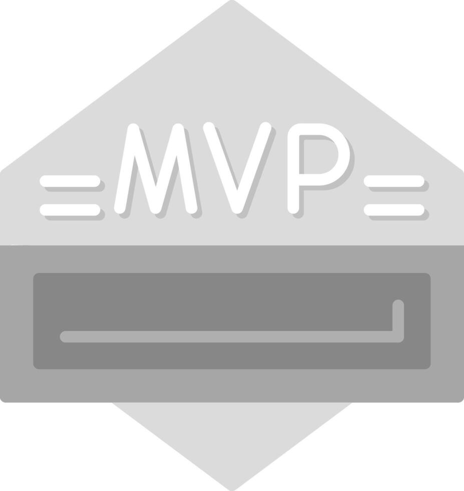 icono de vector de mvp