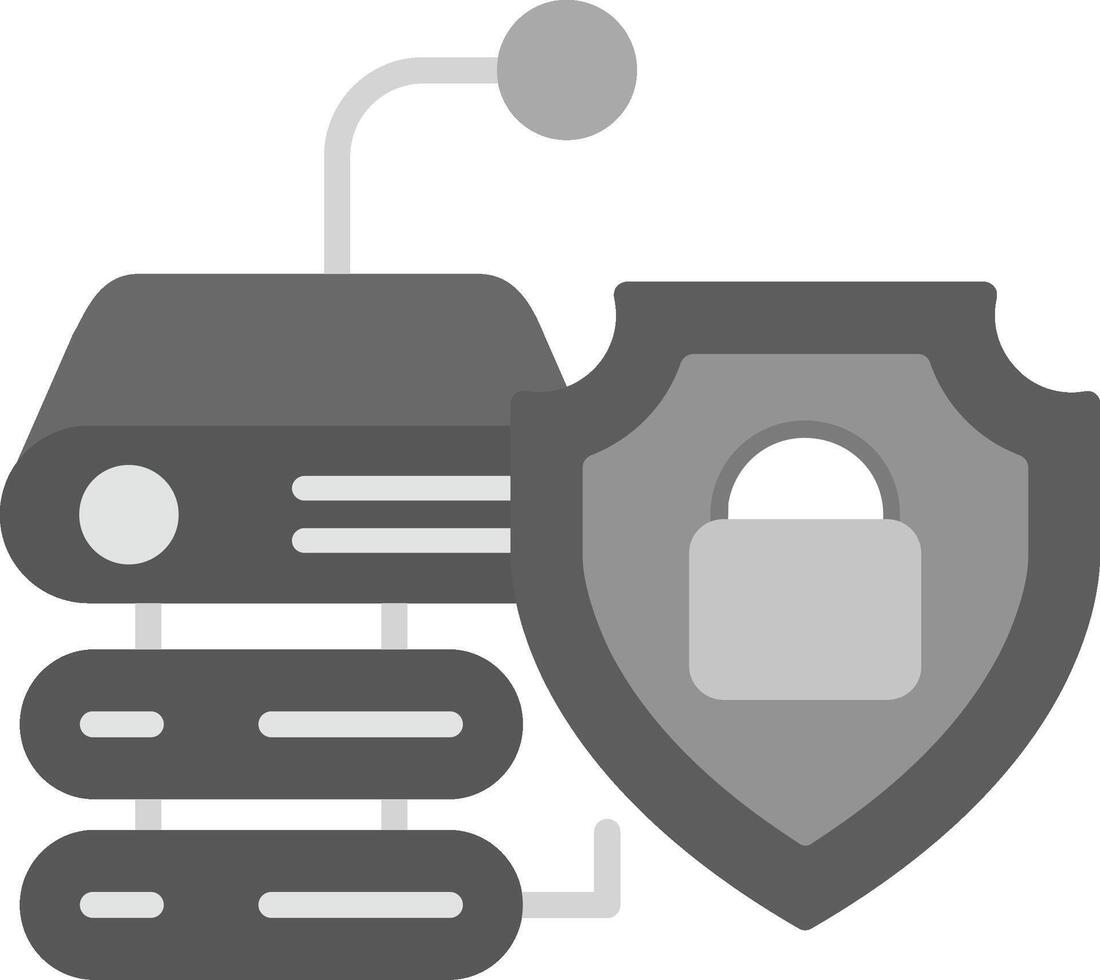 icono de vector de seguridad de datos