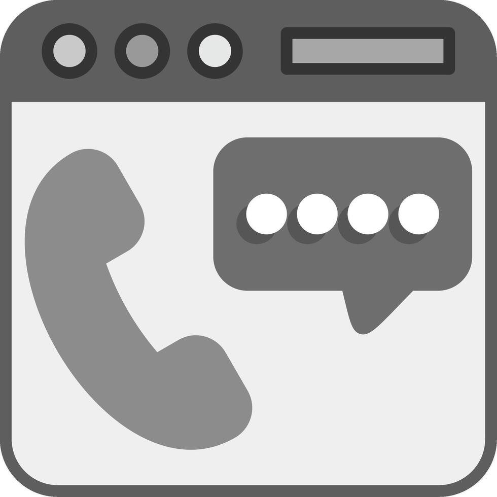Phone Chat Vector Icon