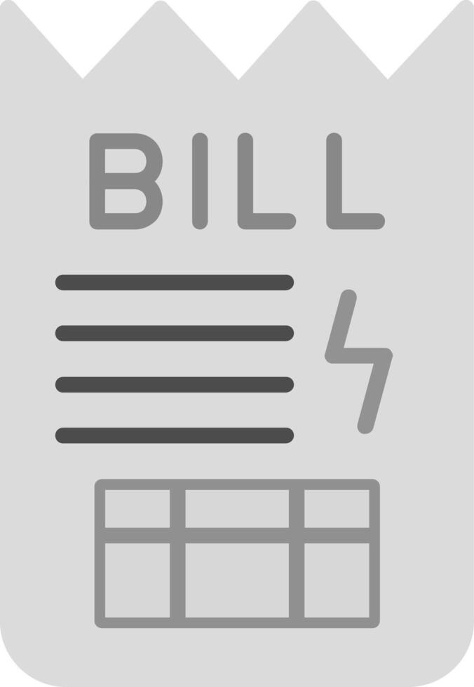 Bill Vector Icon