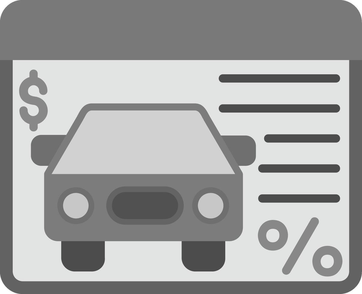 Car Loan Vector Icon