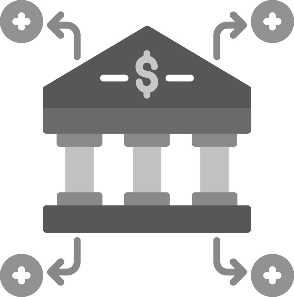 icono de vector de banco