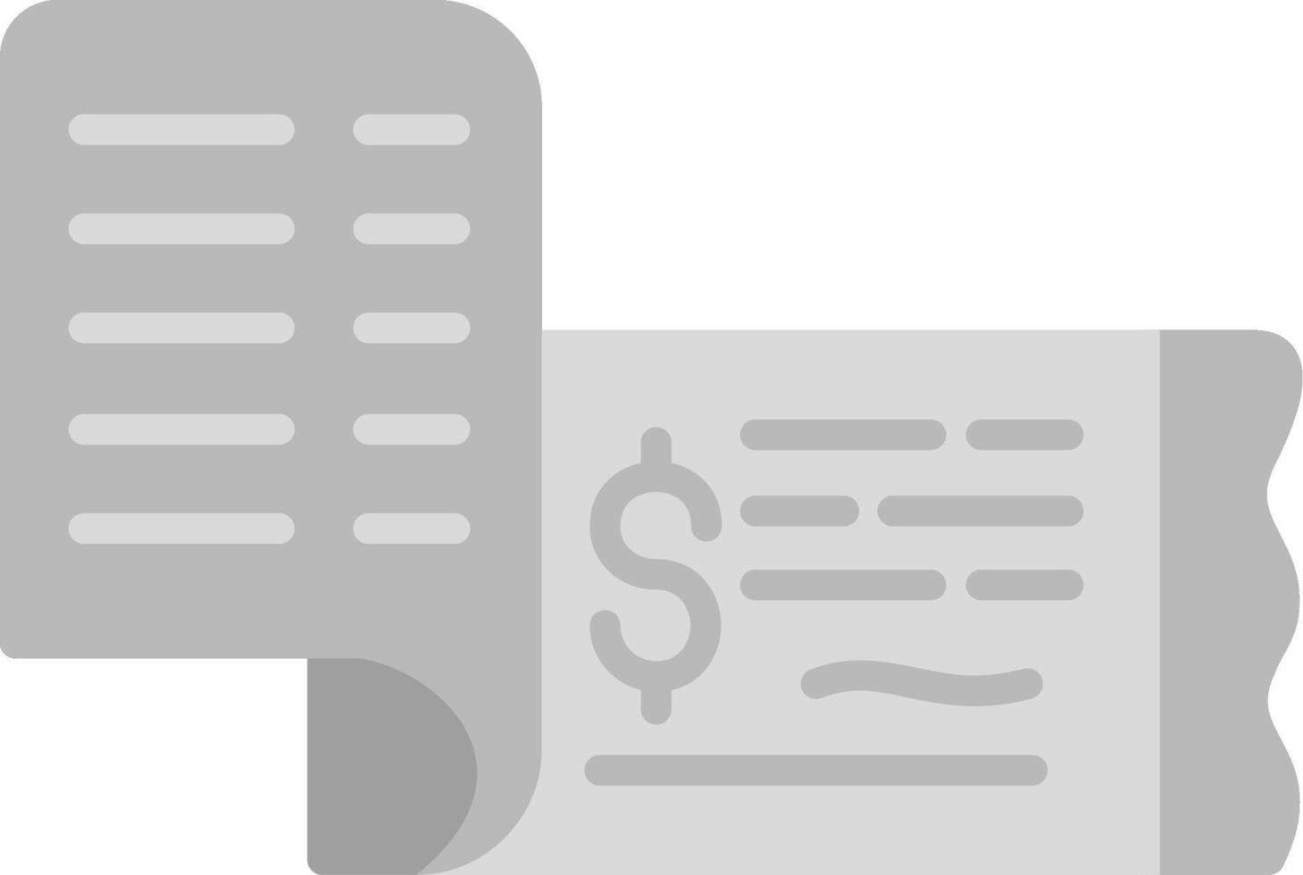 Cheque Vector Icon