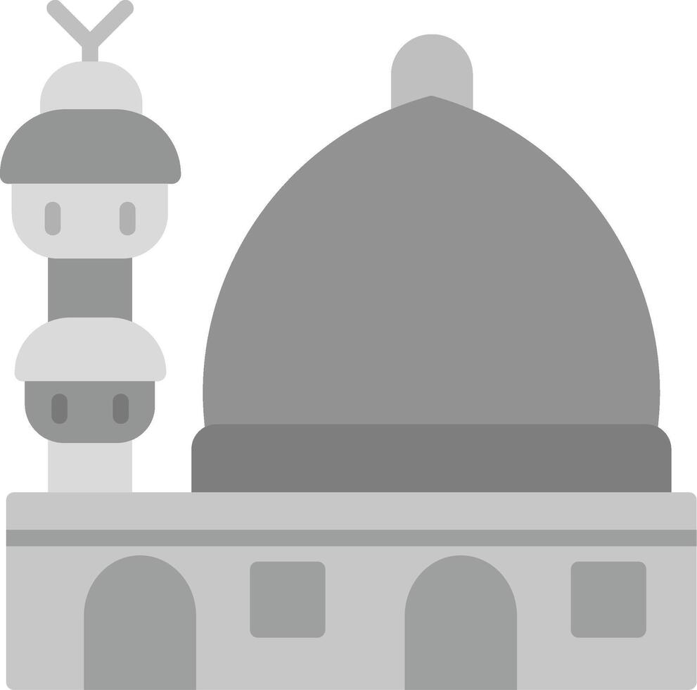 icono de vector de mezquita