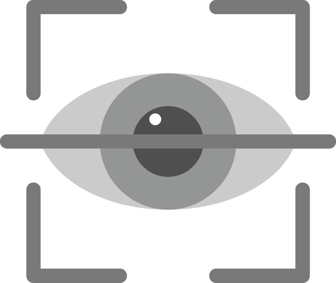 Retinal Scanner Vector Icon