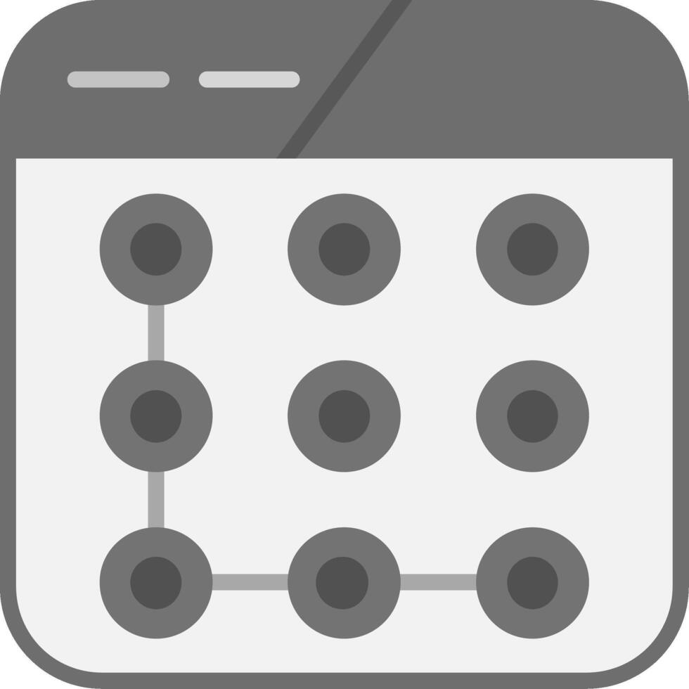 Lock Pattern Vector Icon