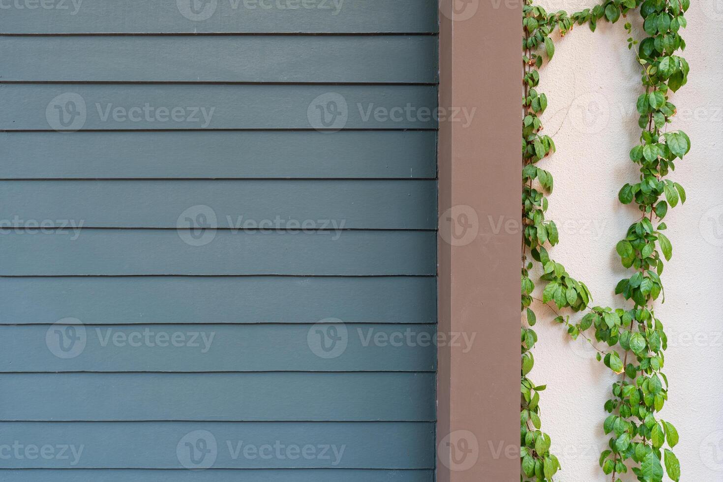 Vintage wood panel fine arranged as wall for interior design and exterior decoration. wooden texture background. photo