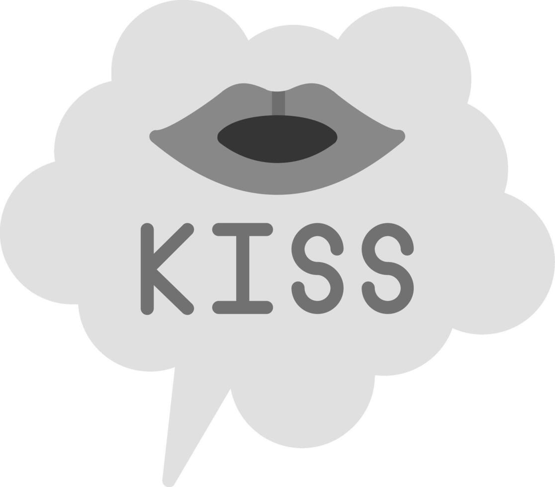Kiss Vector Icon