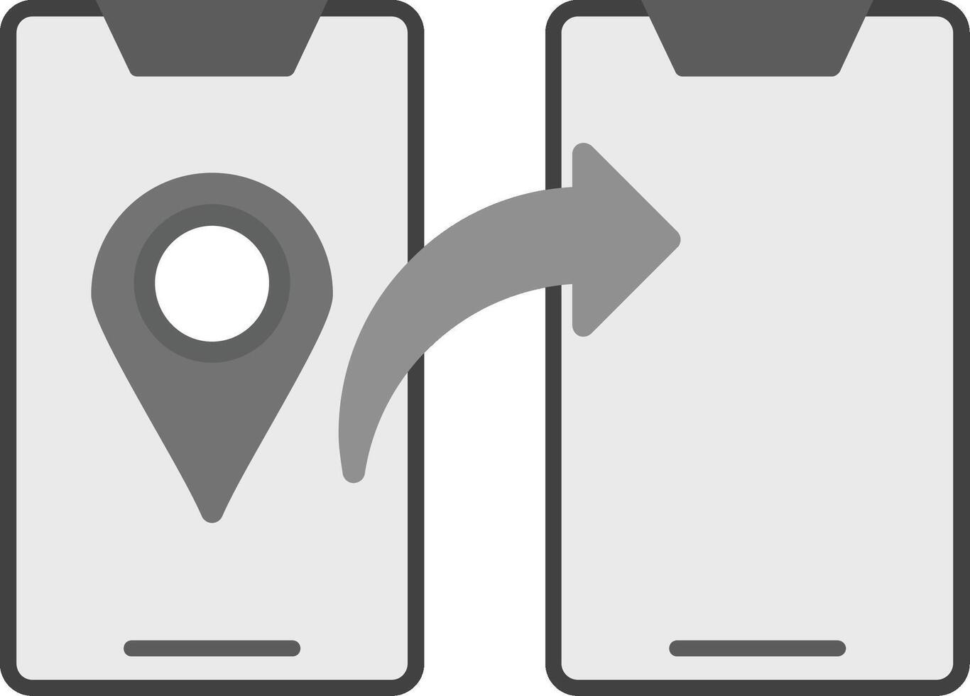 Share Location Vector Icon