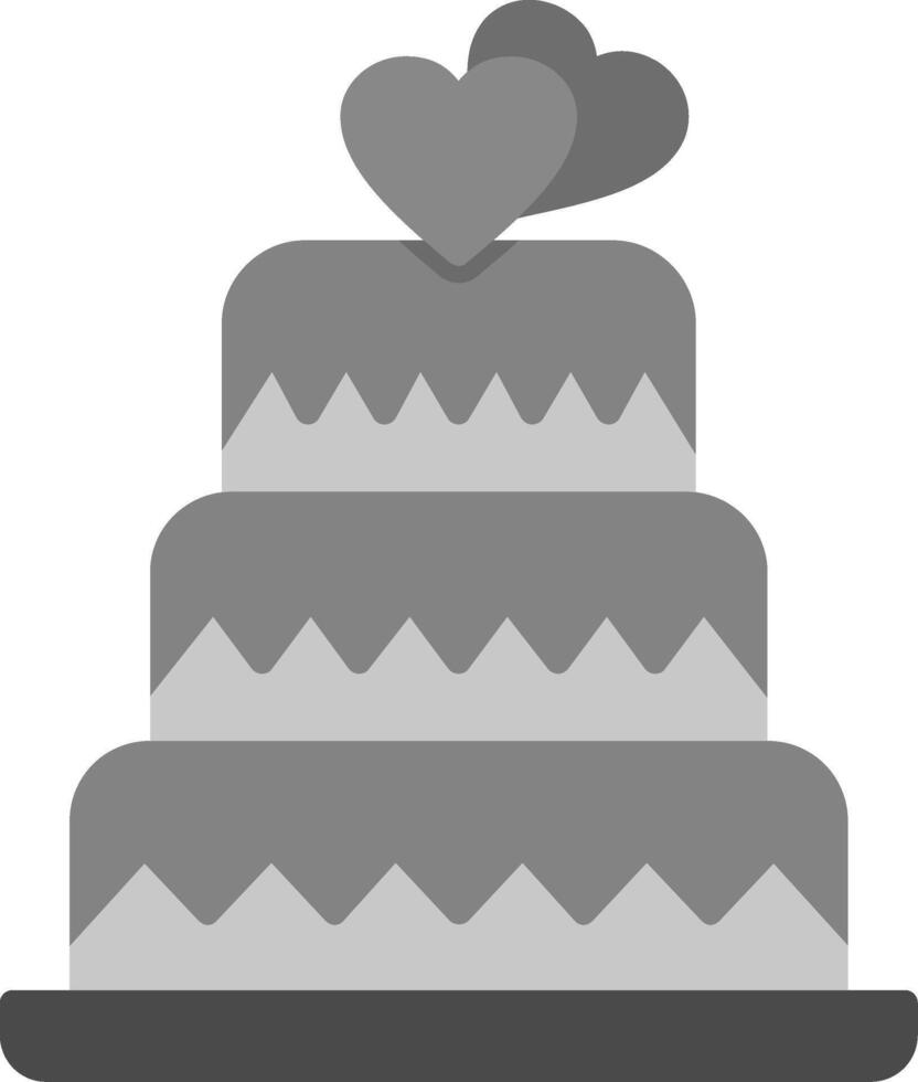 icono de vector de pastel de bodas