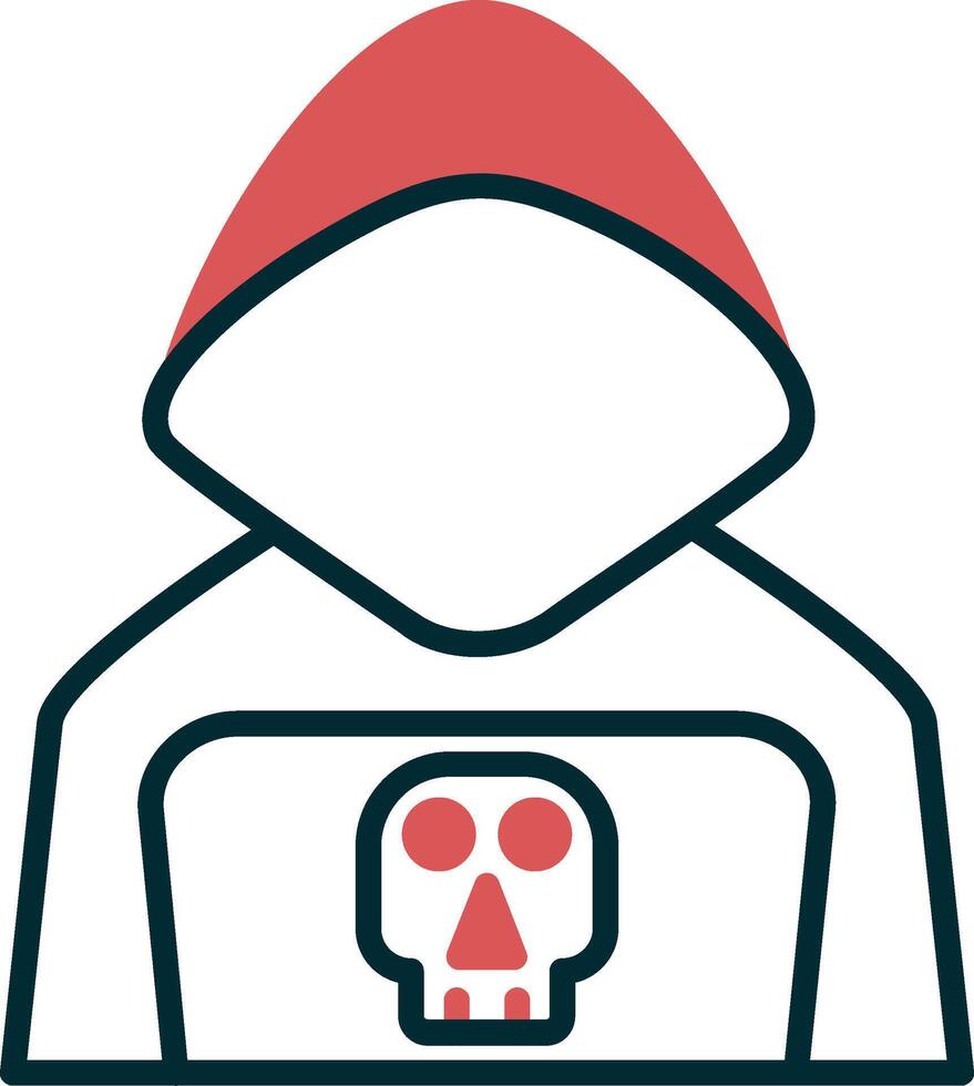 icono de vector de hacker