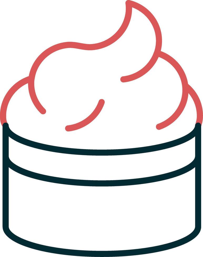 Cream Vector Icon