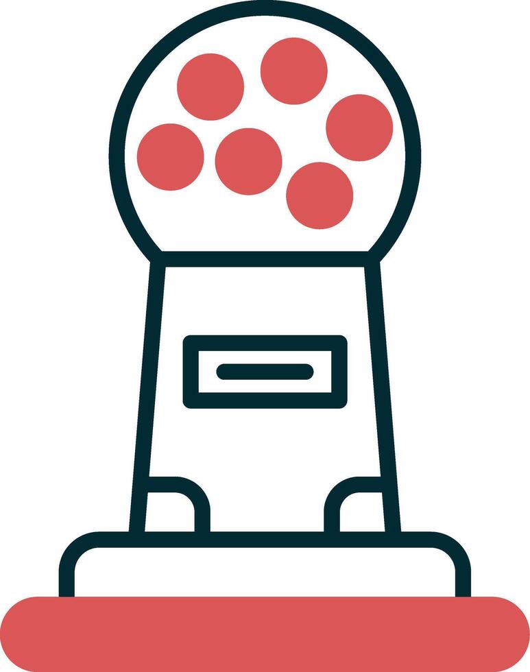 Gum Machine Vector Icon