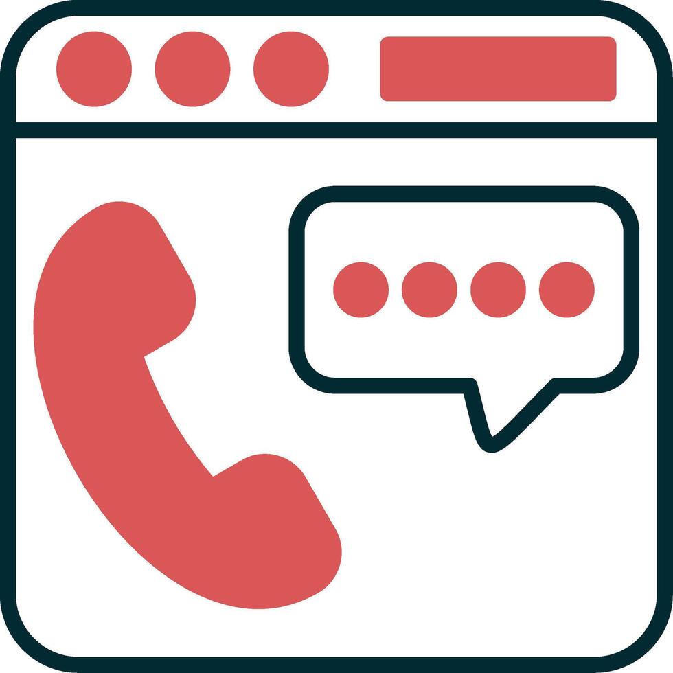 Phone Chat Vector Icon
